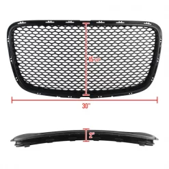15-19 Chrysler 300 Grille- Srt Style- Black