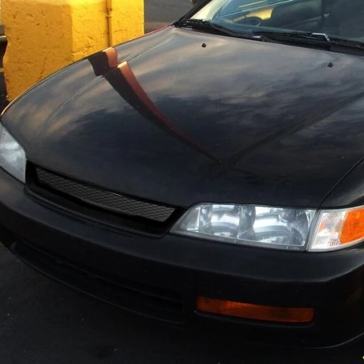 94-97 Honda Accord Front Hood Grill Type R Black