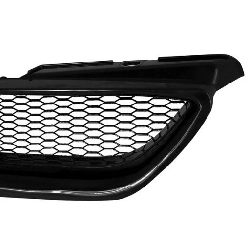 98-02 Honda Accord Front Hood Grill Type R Black 2 Door