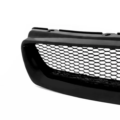 98-02 Honda Accord Front Hood Grill Type R Black 2 Door