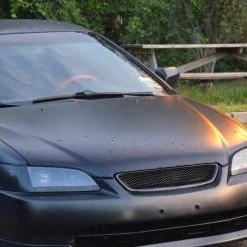 Spec-D Tuning 98-02 Honda Accord Front Hood Grill Type R Black 2 Door 8 98-02 Honda Accord Front Hood Grill Type R Black 2 Door