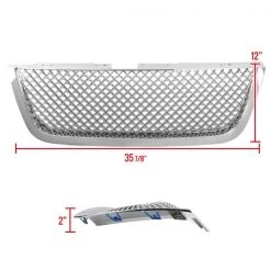 07-09 GMC Acadia Mesh Grille Chrome