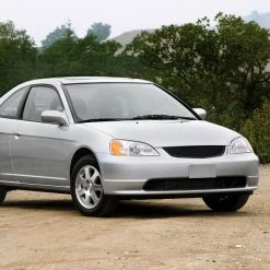 Spec-D Tuning 01-03 Honda Civic Type R Style Front Hood Grill 7 01-03 Honda Civic Type R Style Front Hood Grill