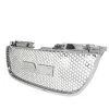 Spec-D Tuning 07-08 GMC Yukon Mesh Grill - Punch Hole Style Chrome