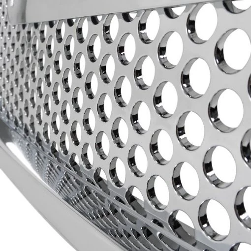 07-08 GMC Yukon Mesh Grill – Punch Hole Style Chrome