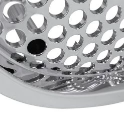 07-08 GMC Yukon Mesh Grill – Punch Hole Style Chrome