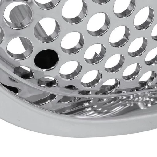 07-08 GMC Yukon Mesh Grill – Punch Hole Style Chrome