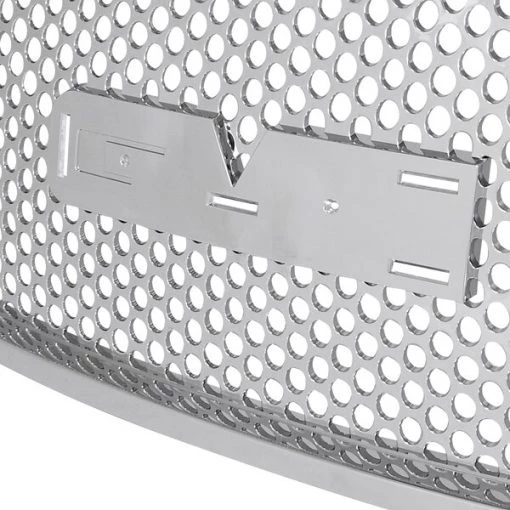 07-08 GMC Yukon Mesh Grill – Punch Hole Style Chrome