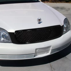00-05 Cadillac Deville Front Grill Matte Black, HG-DVL00JM