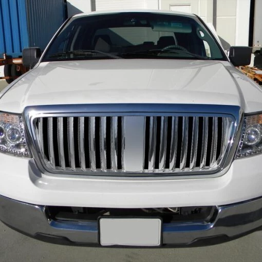 04-08 Ford F150 Vertical Grill Chrome, HG-F15004CVT-TY