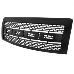 09-14 Ford F150 Grille- Matte Black Raptor Style