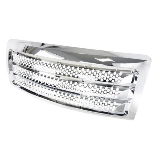 09-14 Ford F150 Chrome Grill – Denali Round Hole Style