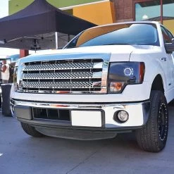 09-14 Ford F150 Chrome Grill – Denali Round Hole Style