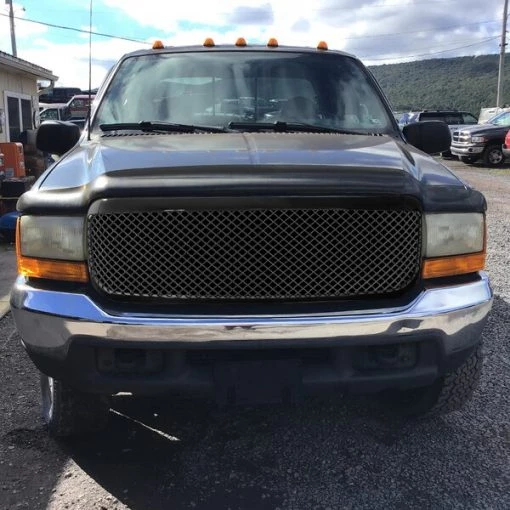 99-04 Ford F250 Mesh Grille Glossy Black