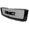 Spec-D Tuning 07-13 GMC Sierra 1500 Ld Mesh Grille- Glossy Black Round Hole