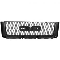 07-13 GMC Sierra 1500 Ld Mesh Grille- Glossy Black Round Hole