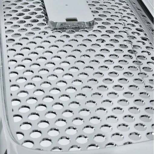 99-02 GMC Sierra Front Upper Grilles Mesh Chrome