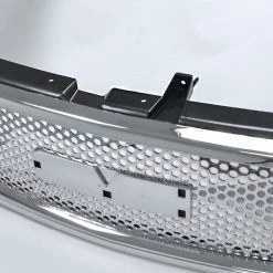 Spec-D Tuning 99-02 GMC Sierra Front Upper Grilles Mesh Chrome 8 99-02 GMC Sierra Front Upper Grilles Mesh Chrome