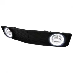 05-09 Ford Mustang Gt Look Front Grill In Black With Halo Fog Light