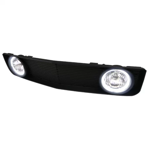 05-09 Ford Mustang Gt Look Front Grill In Black With Halo Fog Light