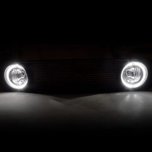 05-09 Ford Mustang Gt Look Front Grill In Black With Halo Fog Light