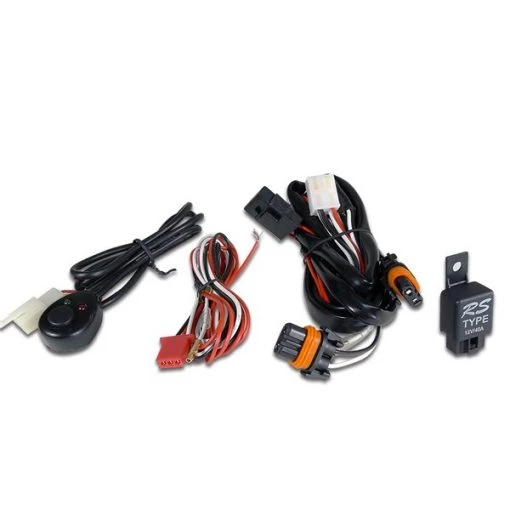 05-09 Ford Mustang Gt Look Front Grill In Black With Halo Fog Light