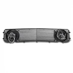 05-09 Ford Mustang Gt Look Front Grill In Black With Halo Fog Light