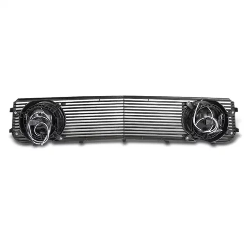 05-09 Ford Mustang Gt Look Front Grill In Black With Halo Fog Light
