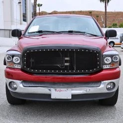 06-08 Dodge Ram Black Mesh Grille, HG-RAM06JMSS