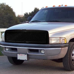 94-01 Dodge Ram Mesh Grille Glossy Black