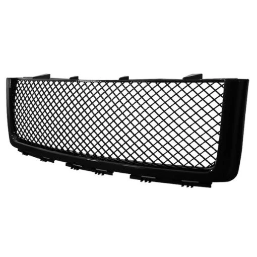07-13 GMC Sierra Mesh Grille Glossy Black