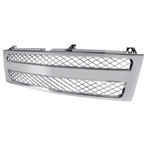 99-02 Chevrolet Silverado Conversion Grill- Chrome Mesh Style