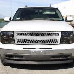 99-02 Chevrolet Silverado Conversion Grill- Chrome Mesh Style