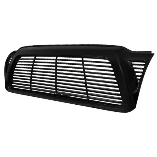 Spec-D Tuning 05-11 Toyota Tacoma Front Horizontal Grille- Glossy Black 1 05-11 Toyota Tacoma Front Horizontal Grille- Glossy Black
