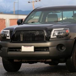 Spec-D Tuning 05-11 Toyota Tacoma Front Horizontal Grille- Glossy Black 4 05-11 Toyota Tacoma Front Horizontal Grille- Glossy Black