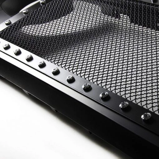 07-16 Jeep Wrangler Matte Black Front Grille