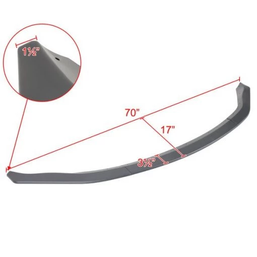 03-05 Nissan 350Z Front Bumper Lip Matte Black