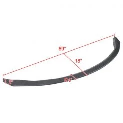 03-05 Nissan 350Z Front Bumper Lip Matte Black