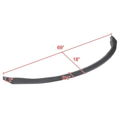 03-05 Nissan 350Z Front Bumper Lip Matte Black