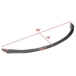 Spec-D Tuning 03-05 Nissan 350Z Front Bumper Lip Glossy Black 3 03-05 Nissan 350Z Front Bumper Lip Glossy Black