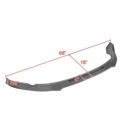 09-12 Nissan 370Z Front Bumper Lip Matte Black