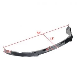 09-12 Nissan 370Z Front Bumper Lip Glossy Black