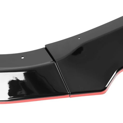 03-05 Nissan 350Z Front Bumper Lip Glossy Black With Red Trim