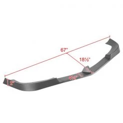 12-14 Mercedes Benz W204 Front Bumper Lip Matte Black