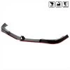 Spec-D Tuning 12-14 Mercedes Benz W204 Front Bumper Lip Glossy Black With Red Trim
