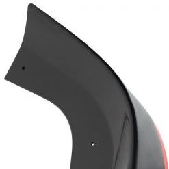 12-14 Mercedes Benz W204 Front Bumper Lip Glossy Black With Red Trim