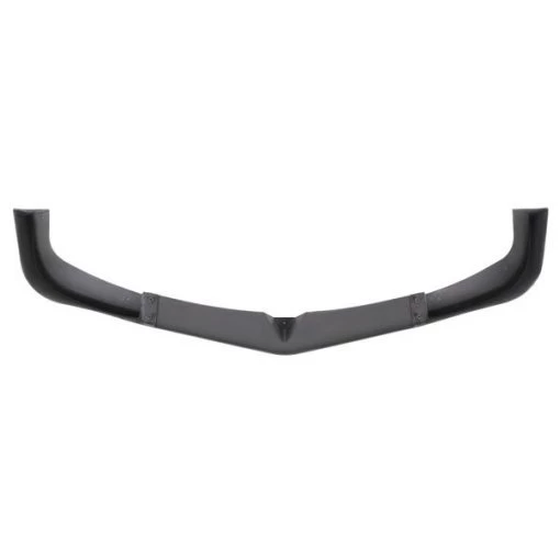 12-14 Mercedes Benz W204 Front Bumper Lip Glossy Black With Red Trim