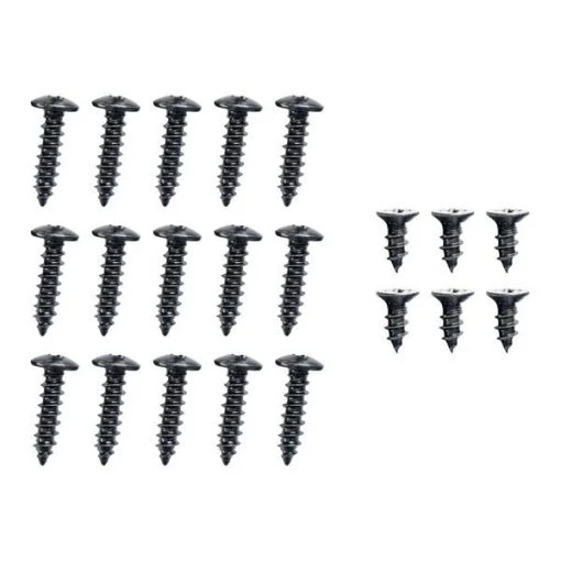 12-14 Mercedes Benz W204 Front Bumper Lip Glossy Black With Red Trim