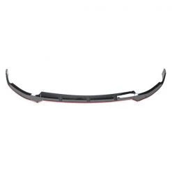 19-20 Mercedes Benz W205 Front Bumper Lip Glossy Black With Red Trim