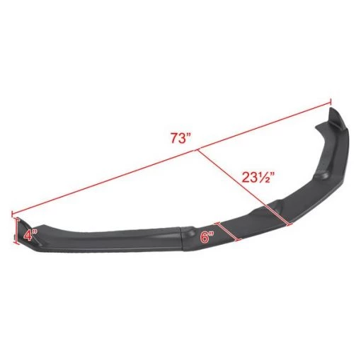 16-18 CHEVROLET CAMARO 2.0T FRONT BUMPER LIP – MATTE BLACK